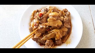 BEP CO TU / hướng dẫn cách nấu /Gà kho gừng non .