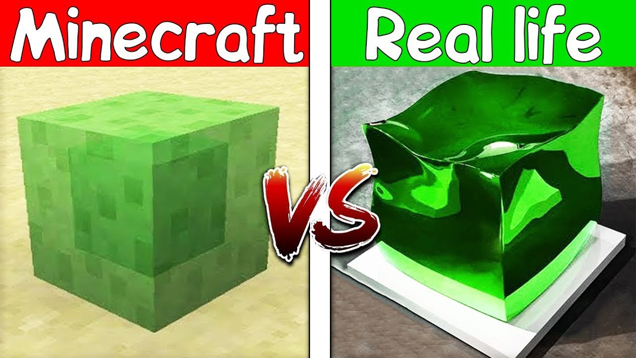 Realistic Minecraft Realistic Water Lava Slime Block Bilibili