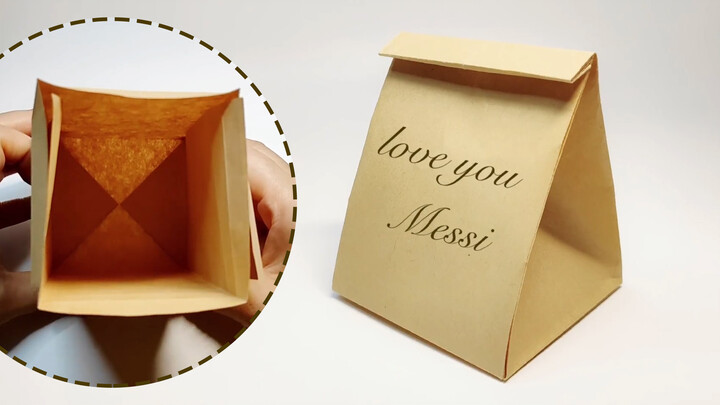 [Origami Tutorial] 2-in-1 Aesthetic But Practical Bag