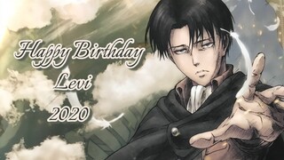 "Selamat Ulang Tahun 2020 Levi" "Menjagamu juga merupakan pilihanku yang tanpa penyesalan"