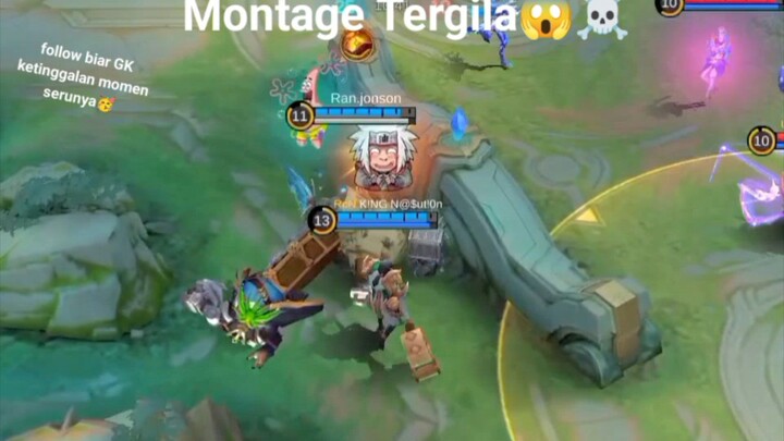 momen Montage Tergila 😱☠️(follow biar GK ketinggalan momen serunya)🥳😎