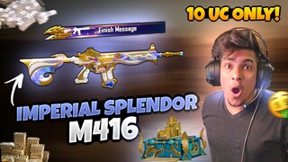 😱10 UC Luck New Level 8 M416 Crate Opening in PUBG Mobile/BGMI- New Pharaoh M416 Crate Opening