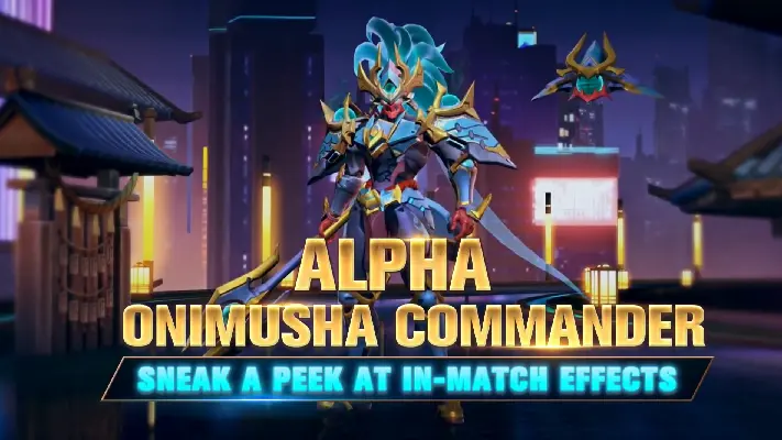 Revamped Skin _ Alpha _Onimusha Commander_ _ Mobile Legends Bang Bang
