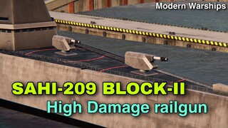 Modern Warships: High Damage SAHI-209 BLOCK-II railgun. Alpha server