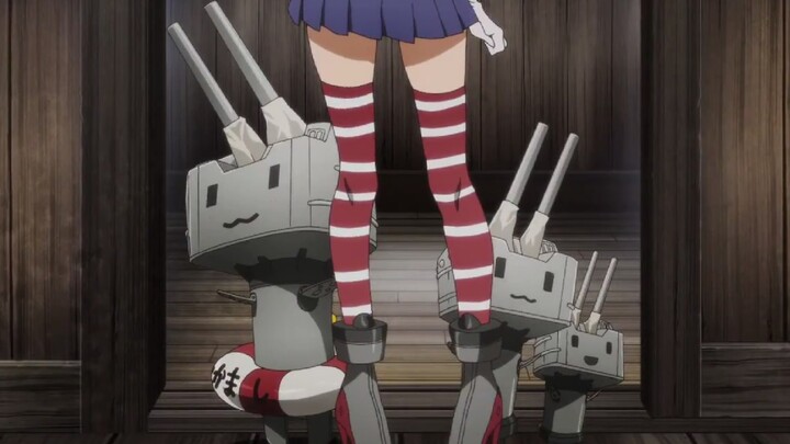 [KanColle] The small TV can double as a naval gun?!