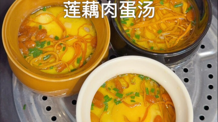 If your kids don’t like eating meat, just steam this lotus root, meat, and egg soup for them—it’s de