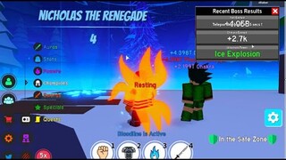 Ez Boss Drop *New Boss* Nicholas Renegade|Where to find|How to beat|GUIDE|Anime Fighting Simulator