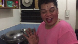 Kilawing pusu ng saging with sotanghon