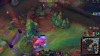 Nunu lăn cầu tuyết chết luôn teemo đang núp bụi cực hài #game