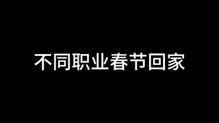 不同职业春节回家