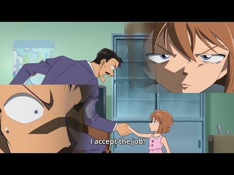 Haibara hire Kogoro to check background on Higo And yoko-chan l Detective conan ep 822