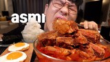 ASMR 먹방창배 통삼겹김치찜 먹방 계란에 김까지 완벽조합 대박 레전드 먹방 Spicy kimchi jjim mukbang Legend koreanfood eatingshow as