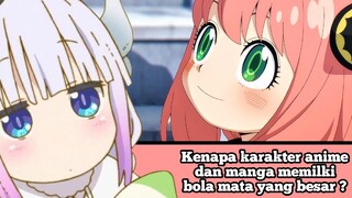 Kenapa karakter anime dan manga memilki bola mata yang besar ? #VCreators