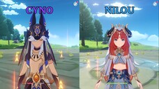 Cyno vs Nilou! ai mới là team kết hợp dame mạnh nhất