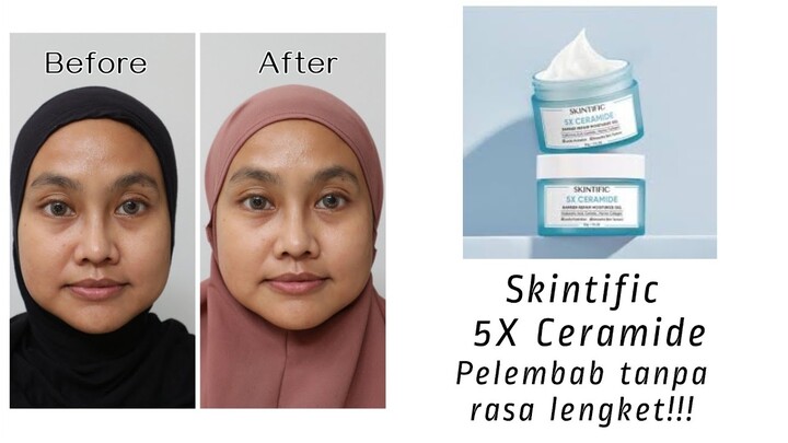 Skintific 5X Ceramide Barrier Moisture Gel. Pelembab super enak tanpa rasa lengket!!!