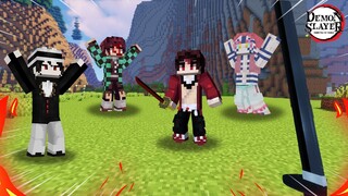 จะเป็นอย่างไร? ถ้ามี "เหล่าเสาหลักและอสูร" มาเกิดหน้าเราทุกๆ 10 วิ!!! 🔥 | Minecraft Demon Slayer