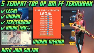 5 TEMPAT TOP UP DM FREEFIRE MURAH😱 8000 DM CUMAN Rp. 1.000 - ANDREAN SETIAWAN