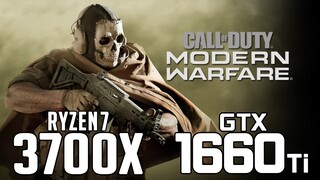 Call of Duty Modern Warfare on Ryzen 7 3700x + GTX 1660Ti 1080p, 1440p benchmarks!