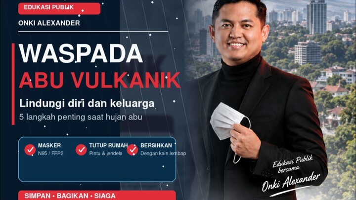 Waspada Abu Vulkanik: Langkah Melindungi Diri dan Keluarga