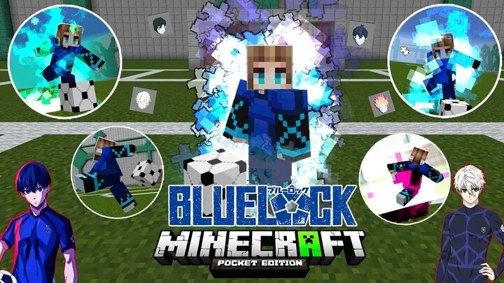 รีวิวแอดออน "Blue Lock ขังดวลแข้งที่เจ๋งที่สุด" ใน Minecraft มือถือ?🔥 | Minecraft รีวิว Addon