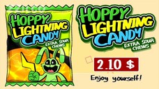 Hoppy Lightning Candy - extra sour chews