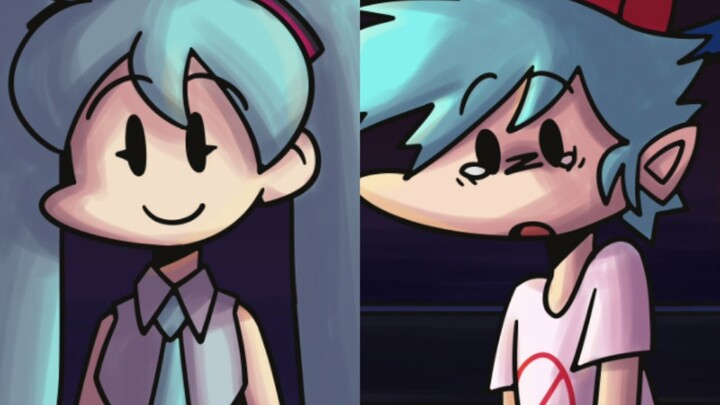 【Friday Night Funkin】 miku与bf的家庭关系第一部分