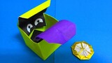 Falling into a box... sperm? Teach you origami "box essence", funny and fun, hahahaha!