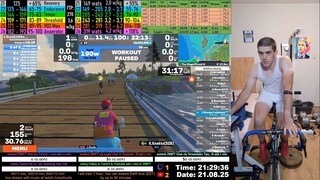 Zwift Cycling Workout 21.08.2025