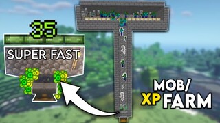 Minecraft: EASY MOB XP FARM TUTORIAL! 1.17 (Without Mob Spawner)