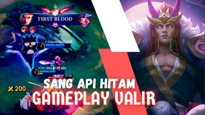 Mage yang terlupakan‼️Valir mode skin Collector auto jadi api hitam‼️