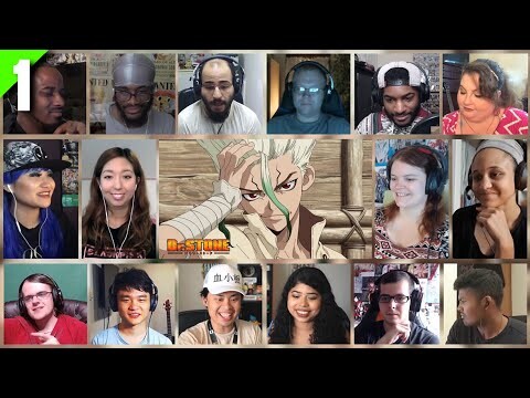 Dr. Stone Season 1 Episode 1 Reaction Mashup | ドクターストーン