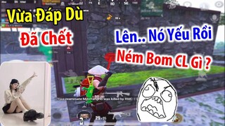 Vừa Đáp Dù Đã Chết. RinRin Bị Người Lạ Chửi Xối Xả Vì Không Biết Cover | PUBG Mobile