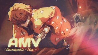 Zenitsu Fights Against Demons🔥💪 - AMV || bilibili