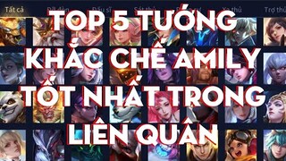 Top 5 Tướng Khắc Chế Amily Tốt Nhất Trong Liên Quân | Chiến Nát