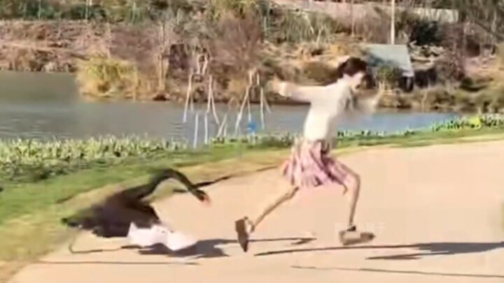 "Didn't expect that, huh? Haha!"