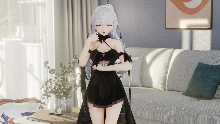 【MMD/4K/Cloth】 Elegance—— AOA - Short Hair