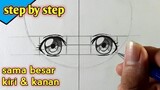 Cara menggambar mata anime untuk pemula | how to draw anime eyes