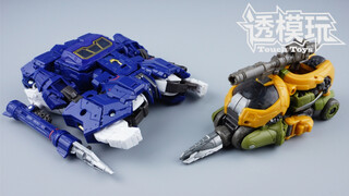 【变形金刚随时变形状】赛星大汉vs声波!SS80大汉 SS83声波+机器狗 大黄蜂独立电影 变形金刚外传 变形金刚电影版 阿然透模玩 透模玩速变