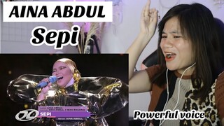Aina Abdul - Sepi | #AJL36 II FILIPINA REAKSI