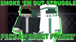 Friday Night Funkin' Mod Portrayed by Minecraft V5 (Garcello)