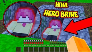 VÌ ANH HIHA ĐÃ BỊ HEROBRINE NHẬP VÀO CƠ THỂ NÊN SẦU RIÊNG THỬ THÁCH GIẢI CỨU HIHA TRONG MINECRAFT💀💀