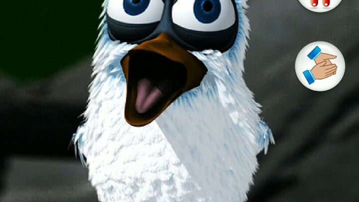 I only saw a desperate bird.