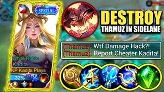 KADITA DESTROY THAMUZ IN RANK GAME!! 🔥 | KADITA BEST BUILD 2022 | TOP GLOBAL KADITA GAMEPLAY