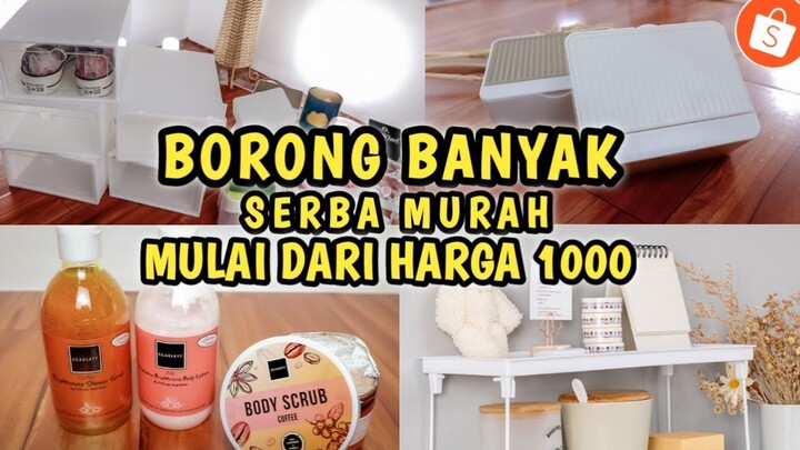 SHOPEE HAUL BORONG BARANG MURAH BERFAEDAH II BODY CARE ROUTINE SCARLETT
