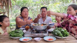 Rau Mồng Tơi Vườn Nhúng Lẩu Cá Thác Lác| TKQ & Family T729