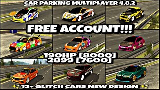 || Free Account Giveaway || 12 Glitch Cars New Design