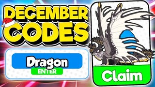 New "December Working Codes in Roblox Dragon Adventures