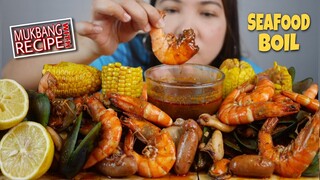 SEAFOOD BOIL RECIPE WITH MUKBANG| MUKBANG 101 WITH COFFEETRIM