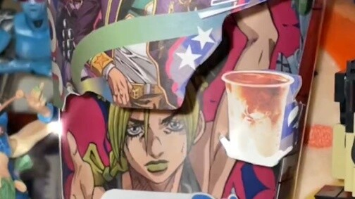 #jojo's bizarre adventure #jojo #Luckin Coffee Luckin, can you make good collaboration peripherals a