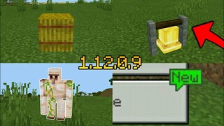 ✔️แจกมายคราฟ 1.12.0.9 ฟรี!? มีการแก้บัคมากมาย!? ร้านค้า! ระฆังและโกเลม | Minecraft Pe